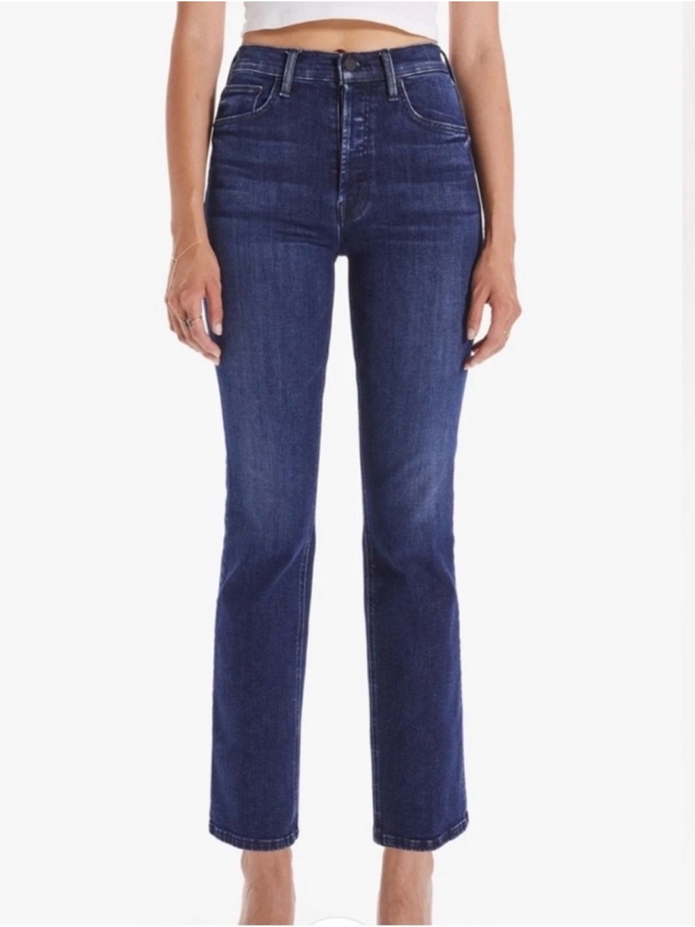 Mother The Tripper Ankle Jeans - Dark wash (homecoming high) size 27 EUC